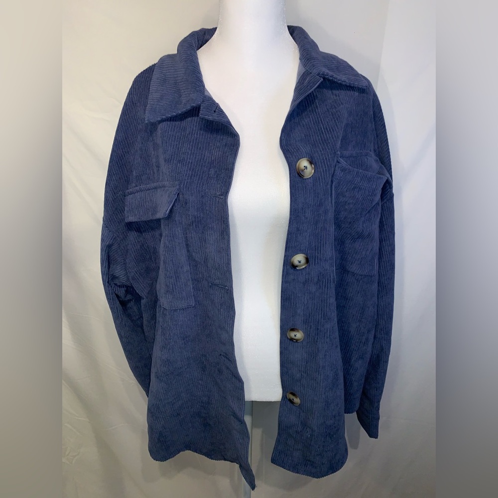 Oversized corduroyed shirt
